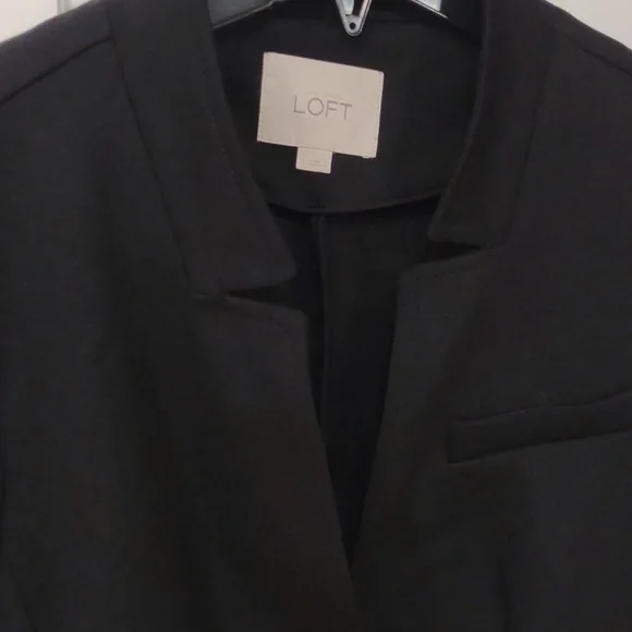 Ann Taylor Loft Small 2-button Blazer black VGC - Picture 4 of 13